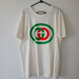 🇮🇹 NWT Oversize Gucci T-shirt with Interlocking GG L/XL
